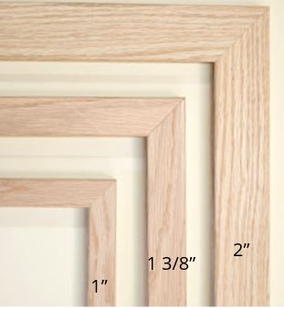 Oak Lineal Frame Stock, 3, 4, or 6 Foot – Northern Hardwood Frames